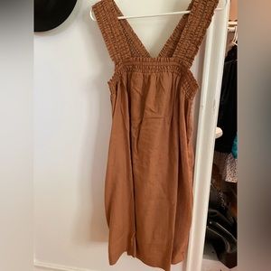 NWT! Everlane linen smock dress